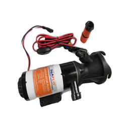 24V Portable Macerator Waste Pump - 45LPM 7AMP Holding Tank Self Priming RV Motorhome Toilet