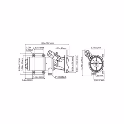 24V Portable Macerator Waste Pump - 45LPM 7AMP Holding Tank Self Priming RV Motorhome Toilet