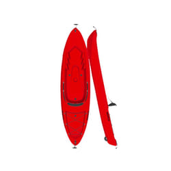 Sit On Top Kayak 2.7M (Paddling Travel Single 125KG Capacity Red)