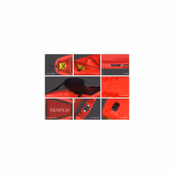 Single and Double Kayaks with Paddle - Red 1.8M Sit On Single