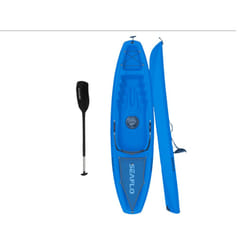 Single and Double Kayaks with Paddle - Blue 2.7M Sit On Single Extra Storage