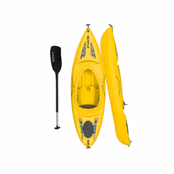Single and Double Kayaks with Paddle - Yellow 2.7M Sit In