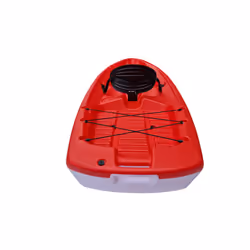Single Sit On Top Kayak (2.5M One Person Solo) - Red, Kayak Only