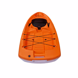 Single Sit On Top Kayak (2.5M One Person Solo) - Orange, Kayak Only