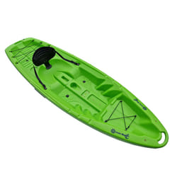 Single Sit On Top Kayak (2.5M One Person Solo) - Green, Kayak With Trolley