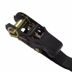 Motorcycle Tie Down Ratchet Strap Soft Loop Kit - Black