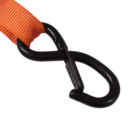 Motorcycle Tie Down Ratchet Strap Soft Loop Kit - Red
