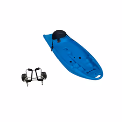 Child's Sit On Top Kayak 1.8M & Trolley - Blue