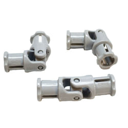 Lego Parts: Technic  Universal Joint 3L (Service Pack of 3 - Light Gray)