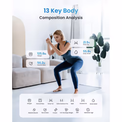 Smart Scales for Body Weight, Bluetooth Bathroom Scales with Smart App, Digital Weighing Scales Body Weight for Fitness