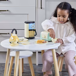 CASDON Morphy Richards Kitchen Set (Pastel) Kettle Toaster Coffee Toy