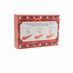 Benefit Lip Tints To Love Gift Set 6ml Cha Cha Tint Mango + 6ml Love Tint Fiery Red + 6ml Benetint Rose