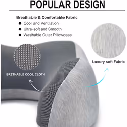 The Helper Bees B07SRRQS5B travel pillow Grey