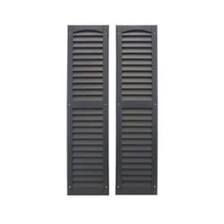 Shed Windows and More  Louvered Shed Shutter or Playhouse Shutter Blac