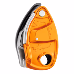 Petzl GRIGRI + Belay Device with Cam-Assisted Blocking and Anti-Panic Handle Suitable for Learners and Intensive Use - Orang ...