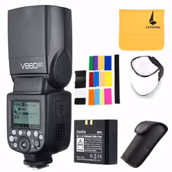 Godox Ving V860II-C TTL Flash 2.4G Wireless E-TTL II Li-on Battery Camera Flash Speedlite for Canon Camera 6D 50D 60D 1DX 580 ...