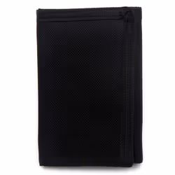 AI-DEE RFID Trifold Canvas Outdoor Sports Wallet for Kids - Front Pocket Wallet with Magic Sticker (Black)