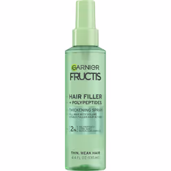 Garnier Fructis Hair Filler Fullness Repair Thickening Spray Volumizing Spray with Polypeptides and Hair Repair Complex for T ...