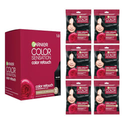 Garnier Color Sensation Color Retouch Demi Permanent Hair Dye for Roots and Lengths with 100 Gray Coverage Black Hair Dye Pack of 6