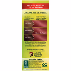 Garnier Nutrisse Ultra Color Nourishing Hair Color Creme, R3 Light Intense Auburn (Packaging May Vary), Pack of 1