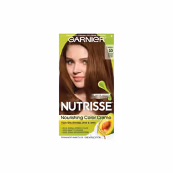 Garnier Nutrisse Nourishing Hair Color Creme, 53 Medium Golden Brown (Chestnut), 1 Kit
