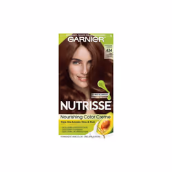 Garnier Nutrisse Nourishing Hair Color Creme, 434 Deep Chestnut Brown (Chocolate Chestnut), 1 Kit