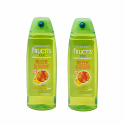 Garnier Fructis Shampoo Sleek Shine 13 Ounce FrizzyDry 384ml 2 Pack