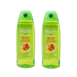 Garnier Fructis Shampoo Sleek  Shine 13 Ounce FrizzyDry 384ml 2 Pack