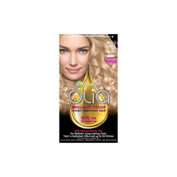 Garnier Olia Oil Powered Permanent Hair Color, 9 1/2.1 Lightest Ash Blonde, 1 kit