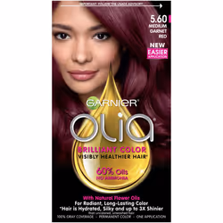 Garnier Olia Ammonia Free Hair Color [5.60] Medium Garnet Red 1 ea