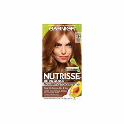 Garnier Nutrisse Ultra Nourishing Hair Color Creme, B4 Caramel Chocolate, 1 Kit