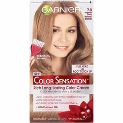 Garnier Hair Color Color Sensation Rich Long-Lasting Color Cream 7.0 Dark