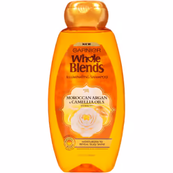 Garnier Whole Blends Shampoo with Moroccan Argan & Camellia Oils Extracts  22 Fl Oz (Pack of 1)  Moroccan Argan & Camelilia O ...