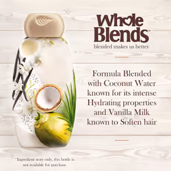 Garnier Whole Blends Shampoo with Coconut Water & Vanilla Milk Extracts  12.5 fl. oz.