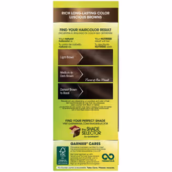 Garnier Nutrisse Nourishing Hair Color Creme  30 Darkest Brown (Sweet Cola)  3 Count (Packaging May Vary)