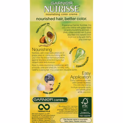 Garnier Nutrisse Nourishing Hair Color Creme 3 Packaging May Vary  60 Light Natural Brown (Acorn)