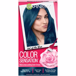 Garnier Color Sensation Hair Color Cream 6.17 Out of the Blue Soft Teal Blue