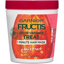 Garnier Hair Care Fructis Color Vibrancy Treat 1 Minute Hair Mask With Goji Extract 135 Fluid Ounce