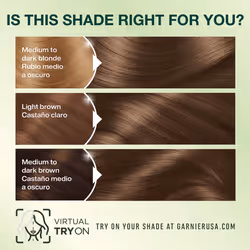 Garnier Hair Color Nutrisse Nourishing Creme  60 Light Natural Brown (