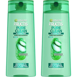 Garnier Fructis Pure Clean Purifying Shampoo  Silicone-Free  22 Fl Oz  2 Count Packaging May Vary