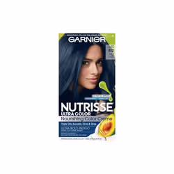 Garnier Nutrisse Ultra Nourishing Hair Color Creme, Permanent, Blue Curacao, 1 Kit