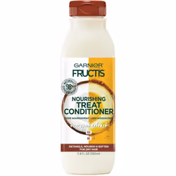 Garnier Fructis Nourishing Treat Conditioner 98 Percent Naturally Derived Ingredients Coconut Nourish and Soften for Dry Hair ...
