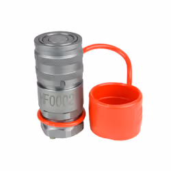 TEMCo 1/2"""" Female NPT Thread 1/2"""" Body Female Hydraulic Coupler ISO 16028 Flat Face Quick Connect - HF0002