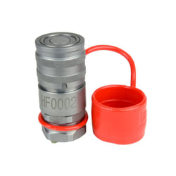 TEMCo 1/2"""" Female NPT Thread 1/2"""" Body Female Hydraulic Coupler ISO 16028 Flat Face Quick Connect - HF0002