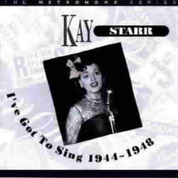 Proper I've Got to Sing 1944-1948 CD Jazz Kay Starr