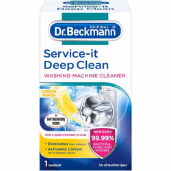 Dr. Beckmann Service-It Deep Clean Washing Machine Cleaner Removes 99,99 % of Bacteria and Fungi and Viruses Eliminates Bad ...