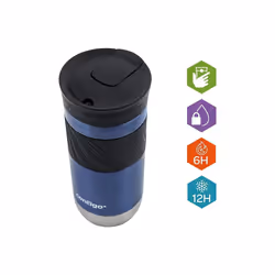 Contigo Byron 2.0 thermal mug, stainless steel insulated mug with Snapseal lock, coffee mug to go, keeps drinks warm for up to 6 hours, 470 ml