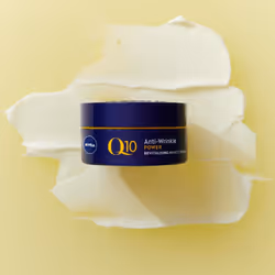 NIVEA Q10 Anti-Wrinkle Power Revitalising Night Cream (50ml), Anti-Wrinkle Face Cream with Skin Identical Q10 and Creatine