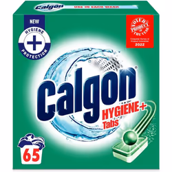 Calgon Hygiene Plus Washing Machine Water Softener 65 Tablets