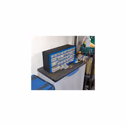 Draper 12015 Plastic Organiser with 30 Drawer, 500mm x 160mm x 255mm